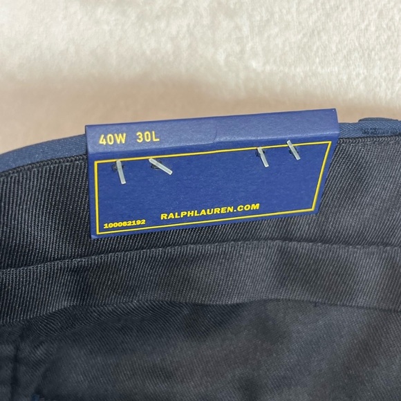NWT Polo Ralph Lauren US Open 2018 Official 40W 30L Classic Navy Chinos - Picture 8 of 11